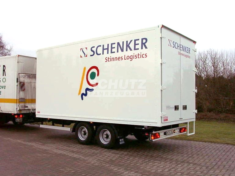 Schutz LKW Anhänger Koffer Kofferanhänger Plywoodbauweise Typ LAT 90 Plywoodbauweise