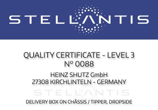 Stellantis QUALITY CERTIFICATE - LEVEL 3