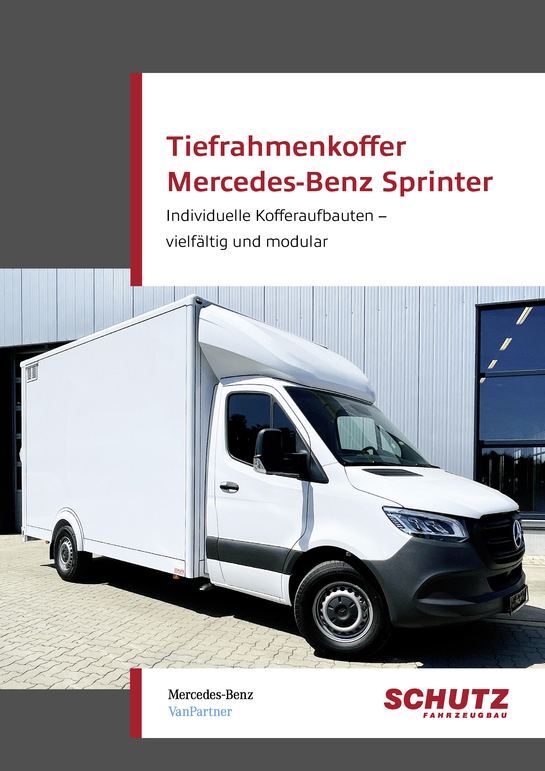 Die Aufbauvielfalt von Schutz für Mercedes-Benz Sprinter Tiefrahmen- Prospektdownload