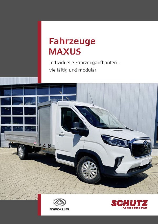 Die Aufbauvielfalt von Schutz für Maxus - Prospektdownload