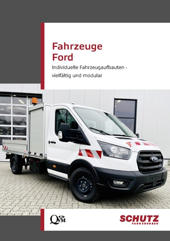 Die Aufbauvielfalt von Schutz für Ford - Prospektdownload