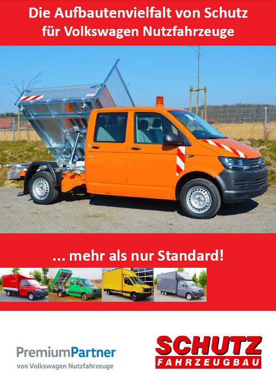 Die Aufbauvielfalt von Schutz für Volkswagen Nutzfahrzeuge - Prospektdownload
